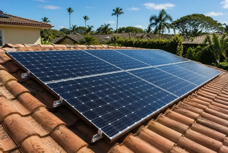 Installation de panneaux solaires à Miolles